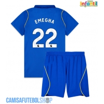 Camisa de time de futebol Chelsea Emmanuel Emegha #22 Replicas 1º Equipamento Infantil 2026-27 Manga Curta (+ Calças curtas)